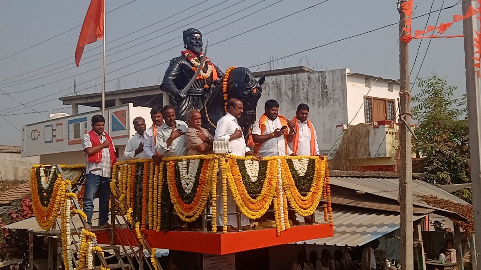 ఘనంగా శివాజీ జయంతి వేడుకలు.